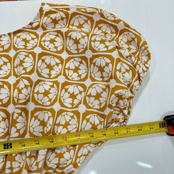 Rebecca Taylor Poplin Floral Wide Leg Jumpsuit Lattice Fleur Size 2 Quiet Luxury - Picture 11 of 12